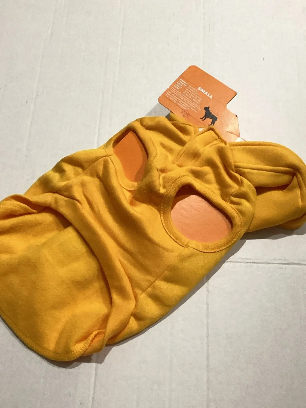 Dog Costume  Mustard Graphic Hoodie - Golden Yellow